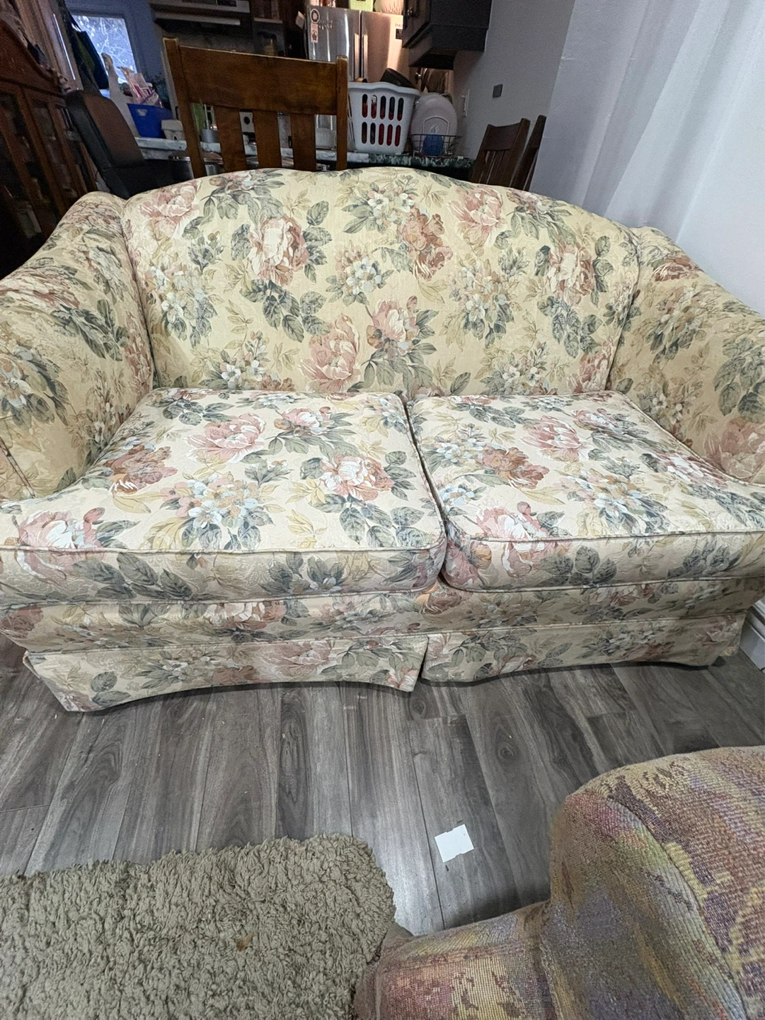 Floral Loveseat Sofa