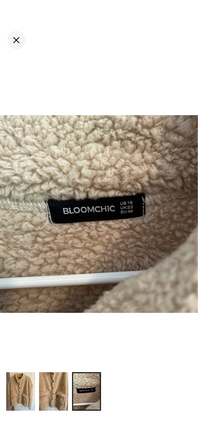 Bloomchic Teddy Fleece Button-Up Jacket - photo 3