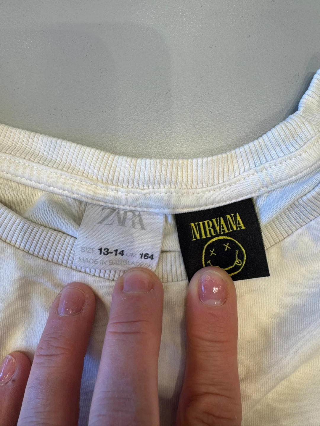 Zara Nirvana Smiley Face T-Shirt - photo 2