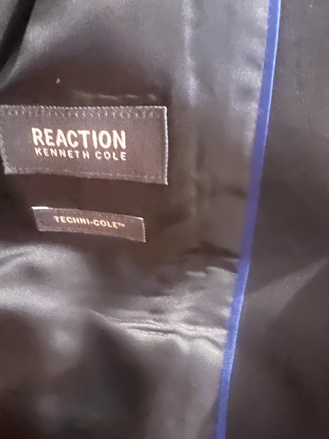 Kenneth Cole Boys Suit 8R Black Blazer Pants Formal Wedding - photo 2