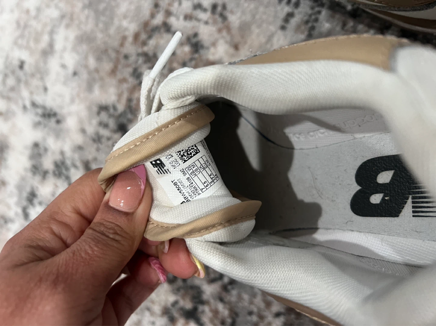 New Balance 550 White Tan Sneakers - photo 2