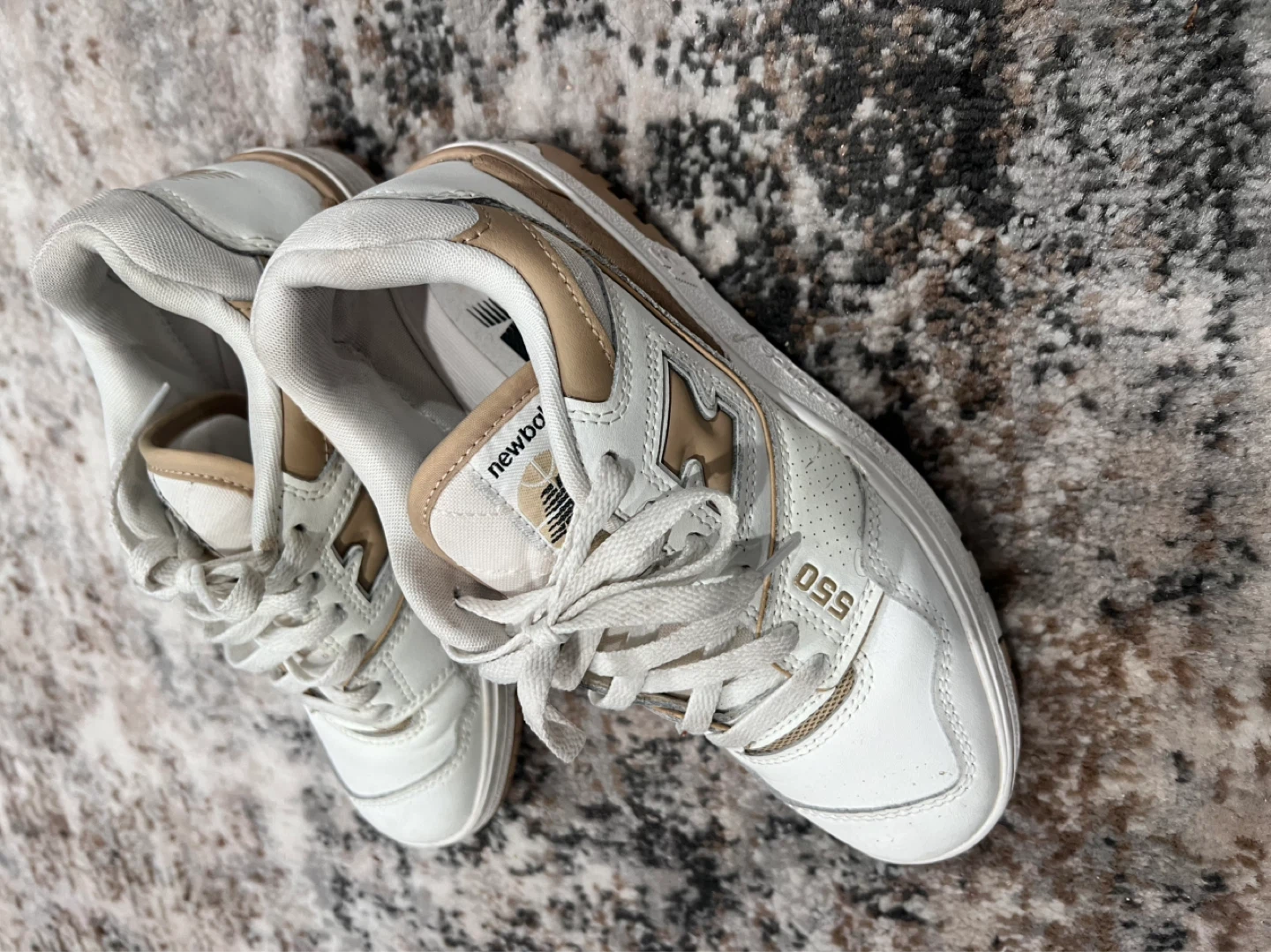 New Balance 550 White Tan Sneakers - photo 3