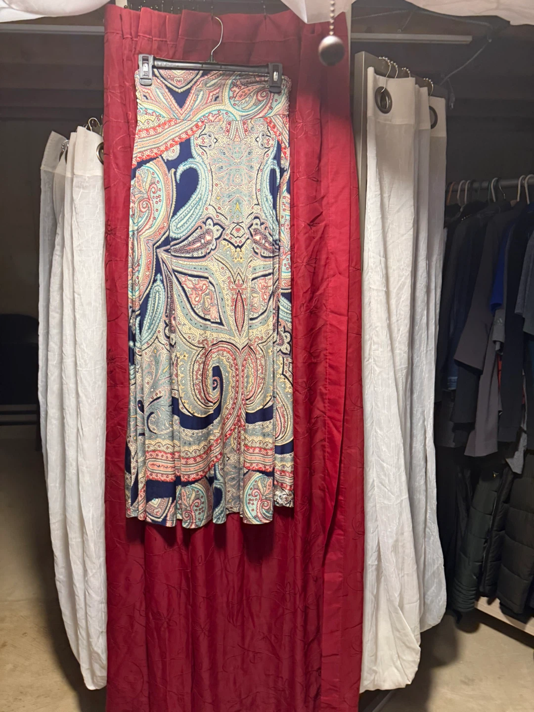 Japra Paisley Print Midi Skirt - Size M - photo 2