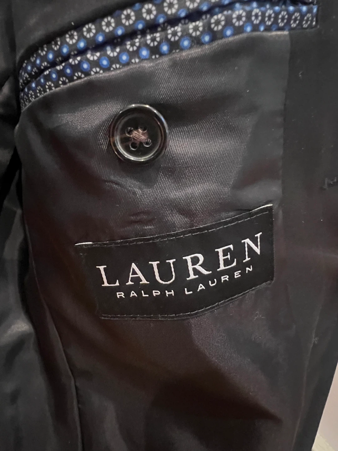 Ralph Lauren Boys Blazer 10 Black Formal Wedding Church - photo 2