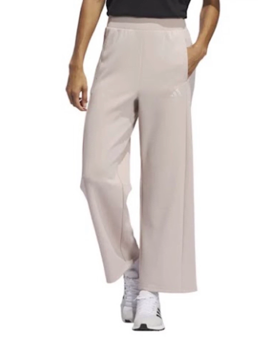 Adidas Wide Leg Track Pants Beige Size L/G - photo 2