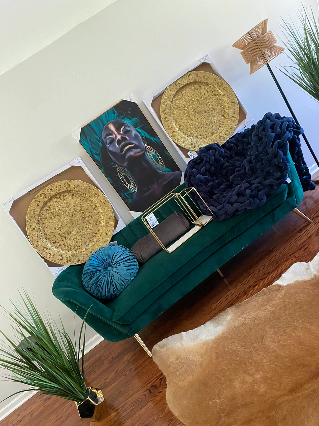 Emerald Antique Couch