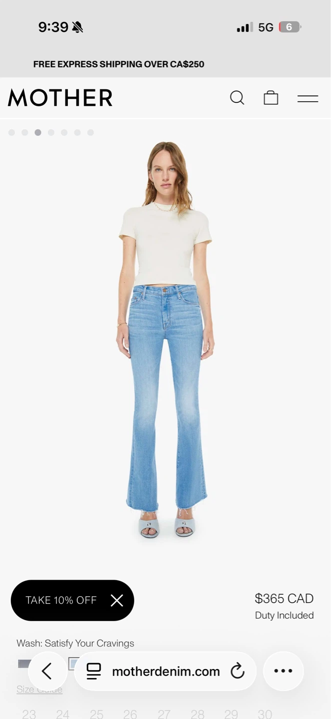 MOTHER ($365) Weekender Fray Flared Light Wash Jeans - photo 2