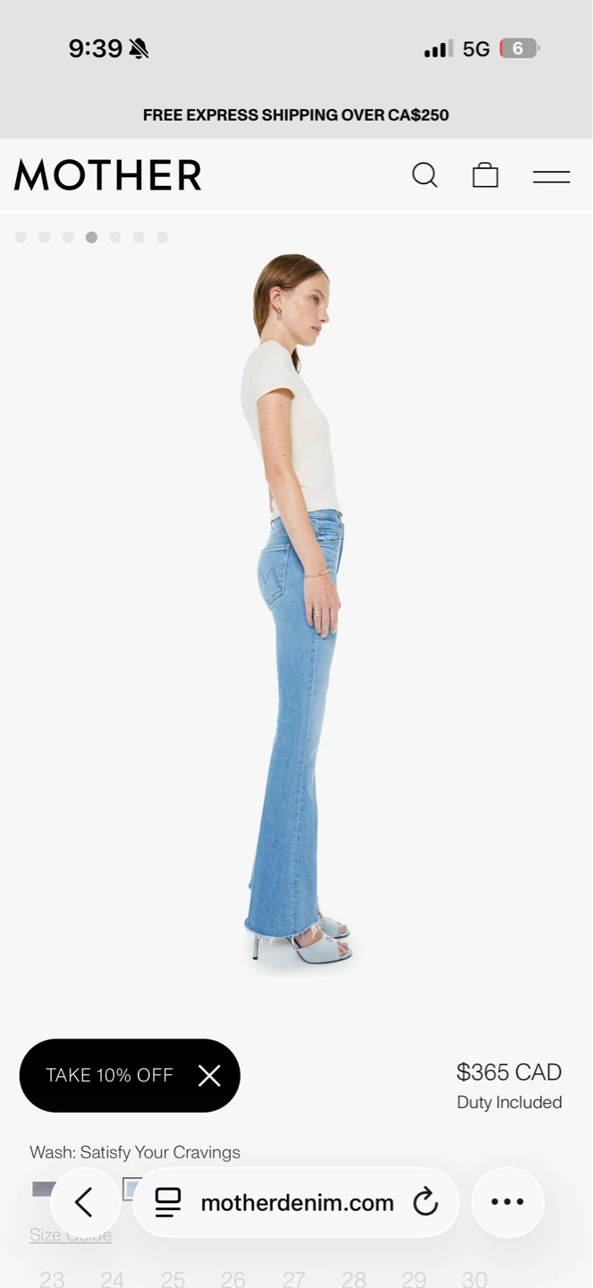 MOTHER ($365) Weekender Fray Flared Light Wash Jeans - photo 3