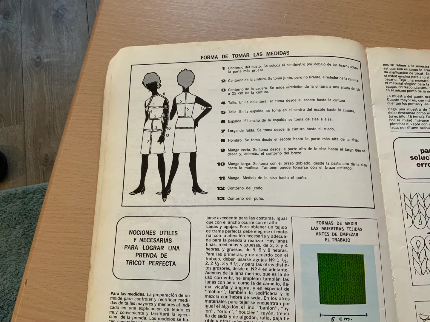 El Arte de Tejer '74 Knitting Pattern Book - photo 4