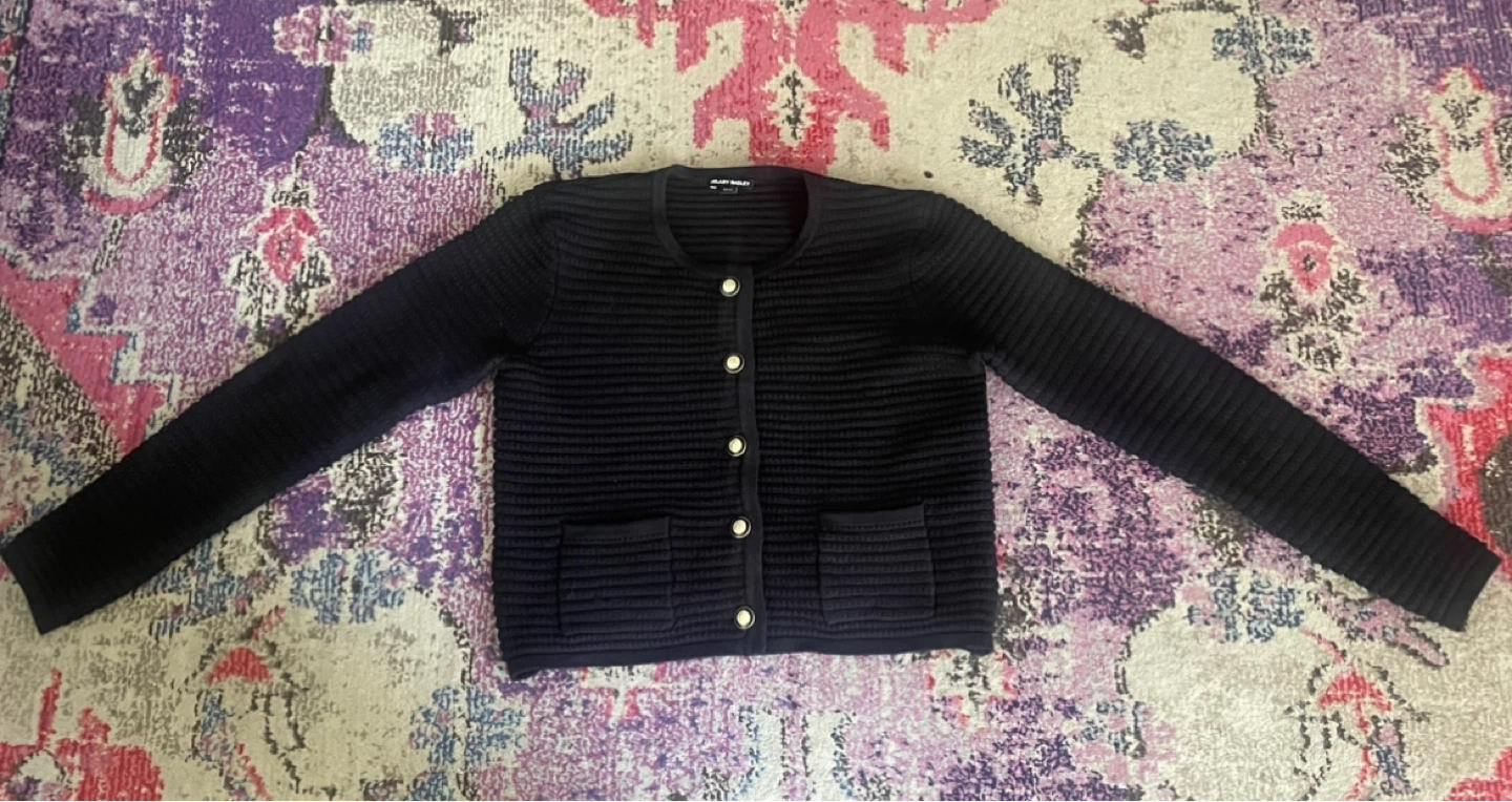 Hilary Radley Black Cardigan M/M