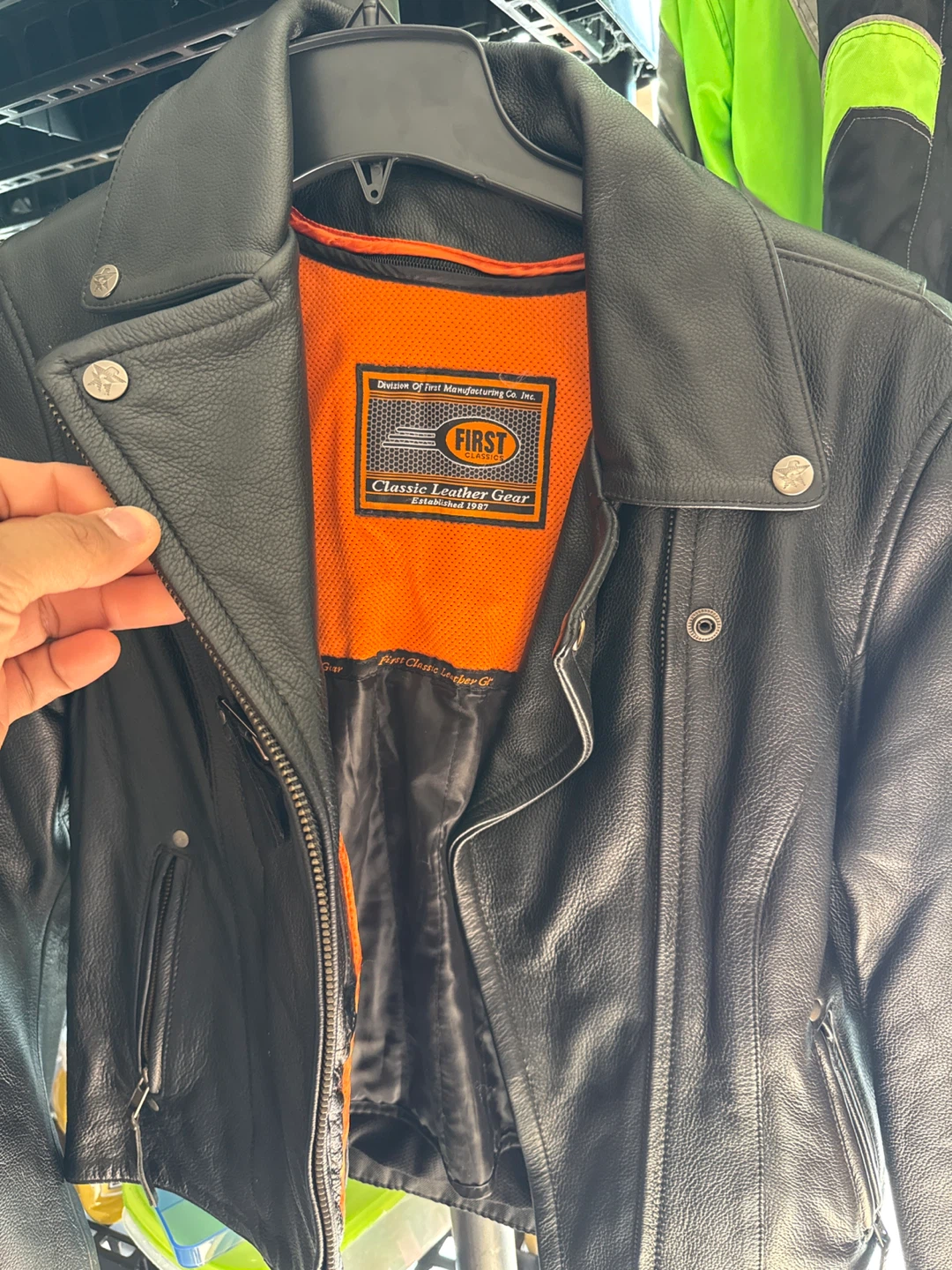 FIRST Classic Leather Gear Motorcycle Jacket