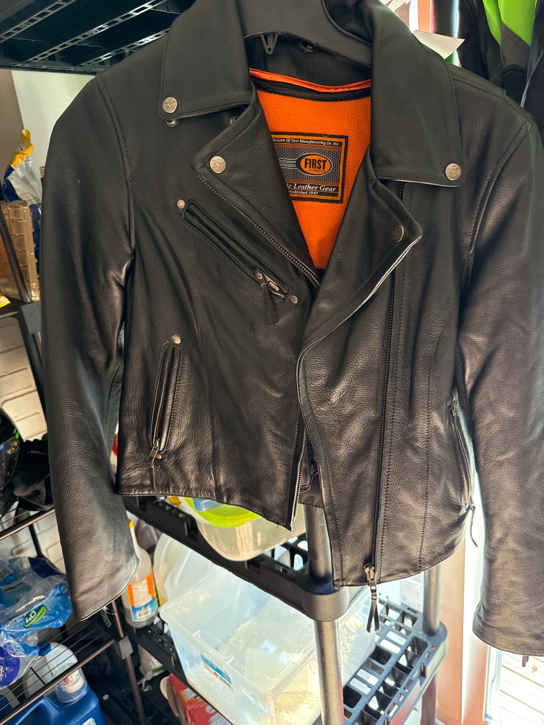 FIRST Classic Leather Gear Motorcycle Jacket - photo 2