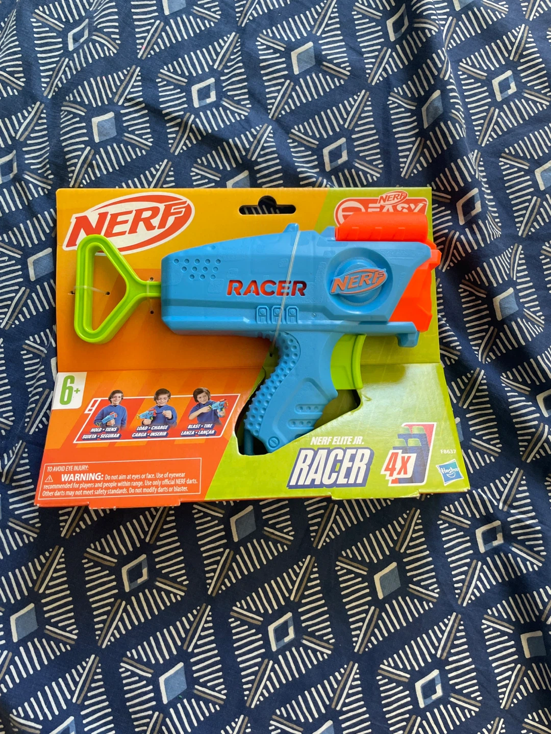 Nerf Jr. Racer 4X Dart Blaster Toy 🌱