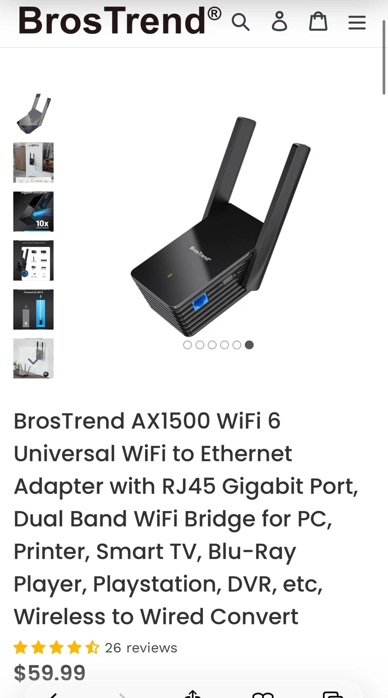 BrosTrend AX1500 (New sealed) - photo 2