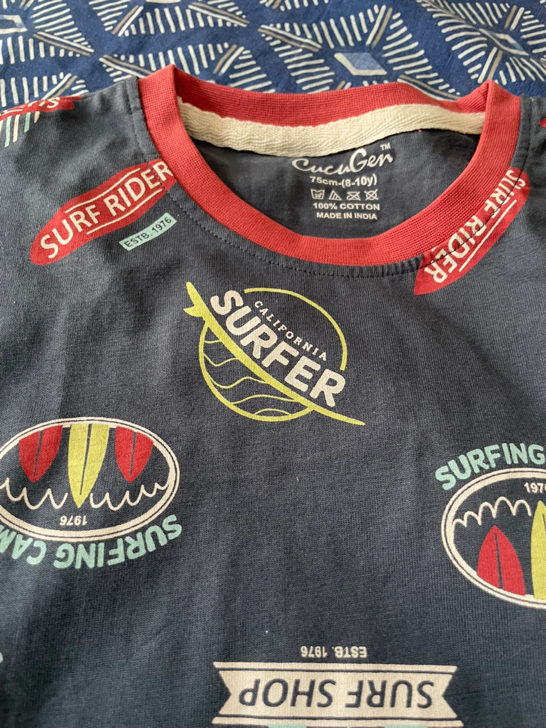 CucuGen Boys' Surf Theme T-Shirt and Shorts 🌱 - photo 5