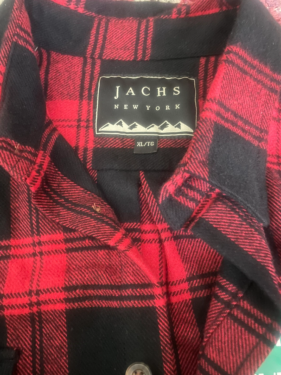 Jachs New York Plaid Flannel Shirt XL/TG - photo 3