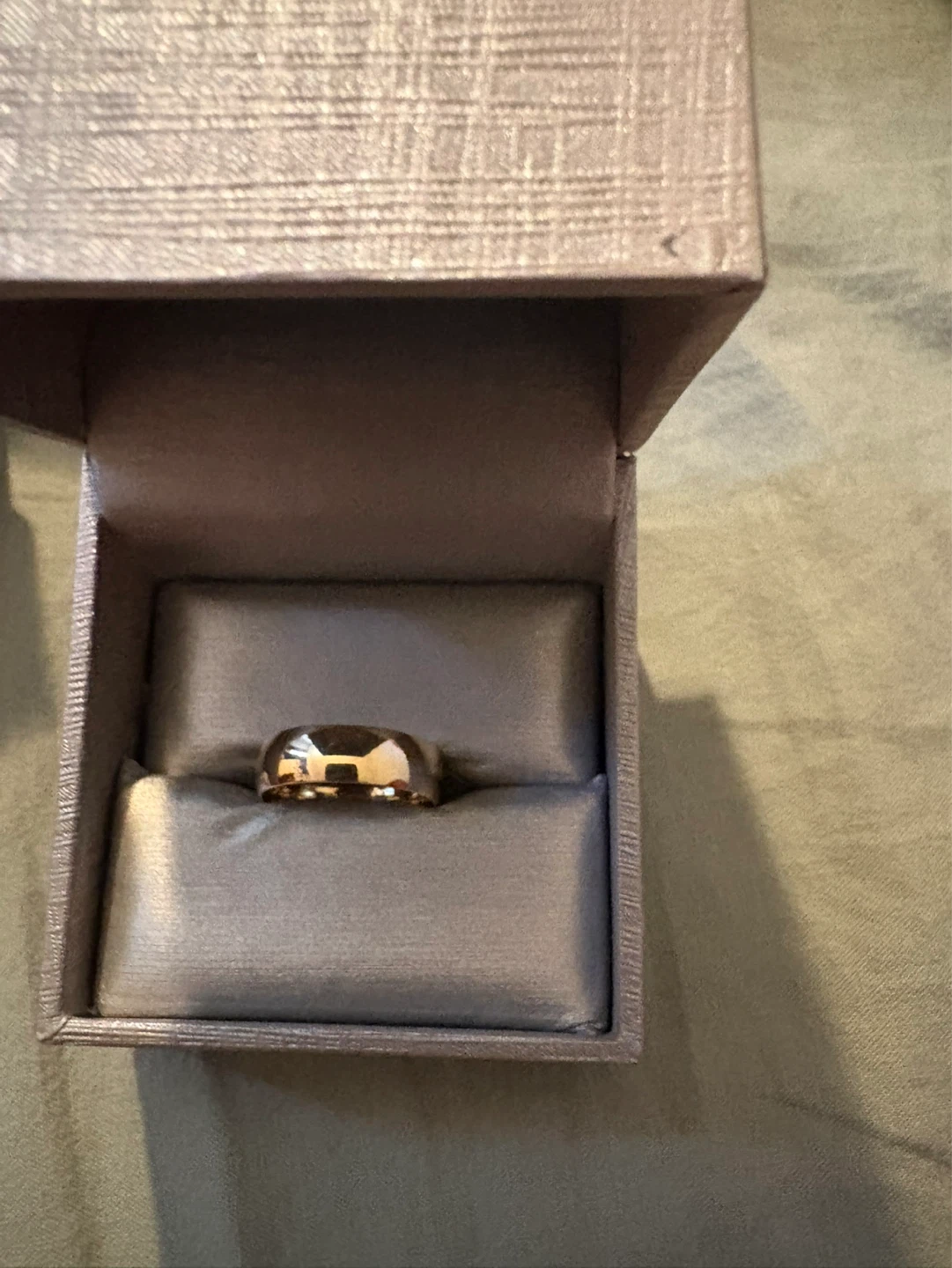 Gold Band Ring 14K - photo 2