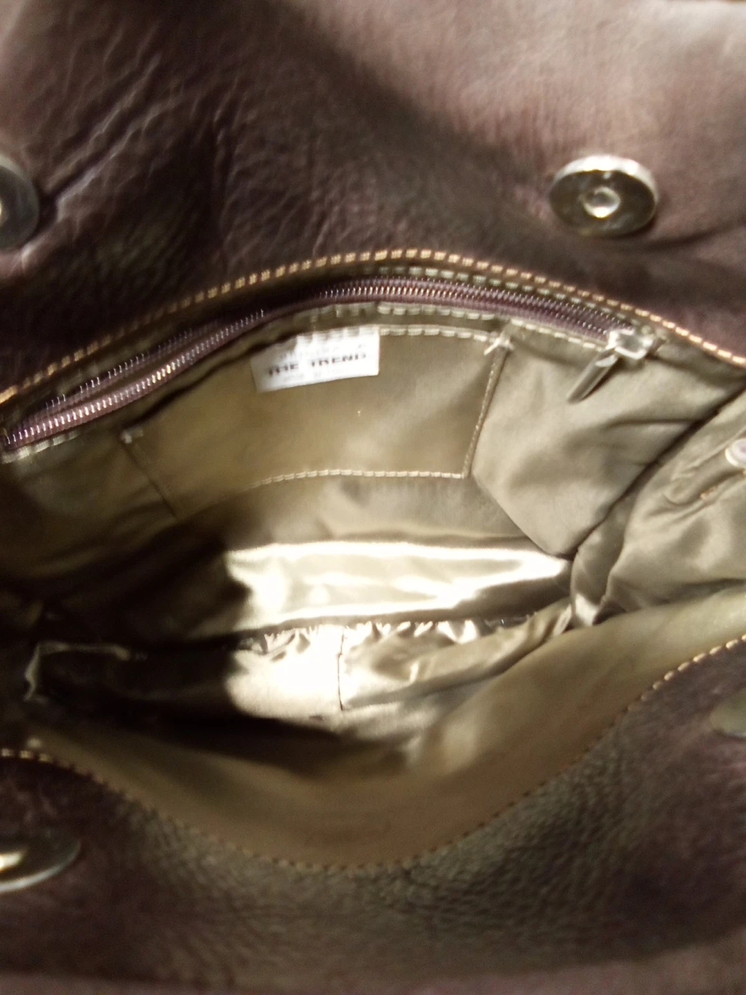 Dark Brown Leather Backpack - photo 3