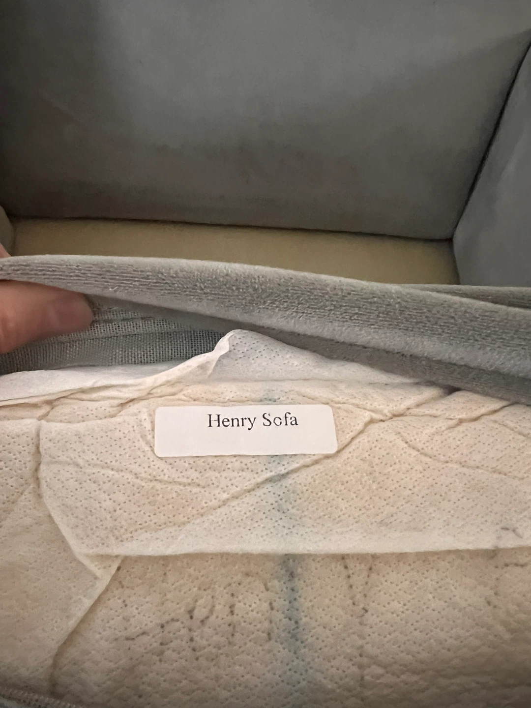Gray Sofa - West Elm Henry Sofa - photo 3