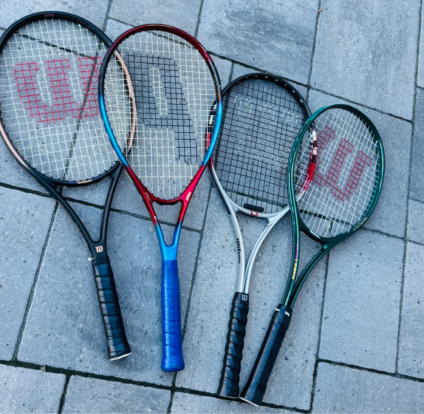 Set of 4 Tennis Racquets $35/ Each - photo 3
