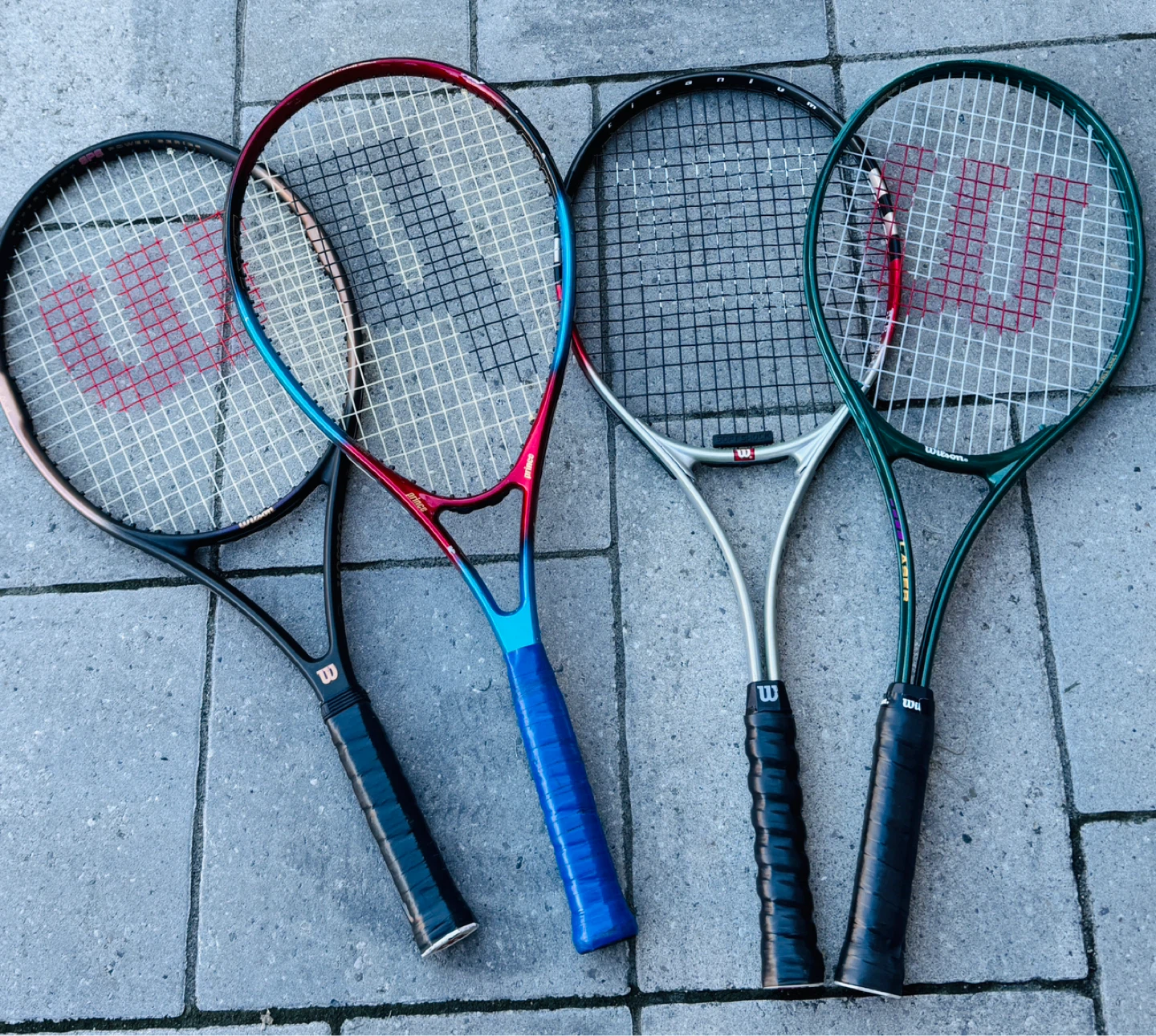 Set of 4 Tennis Racquets $35/ Each