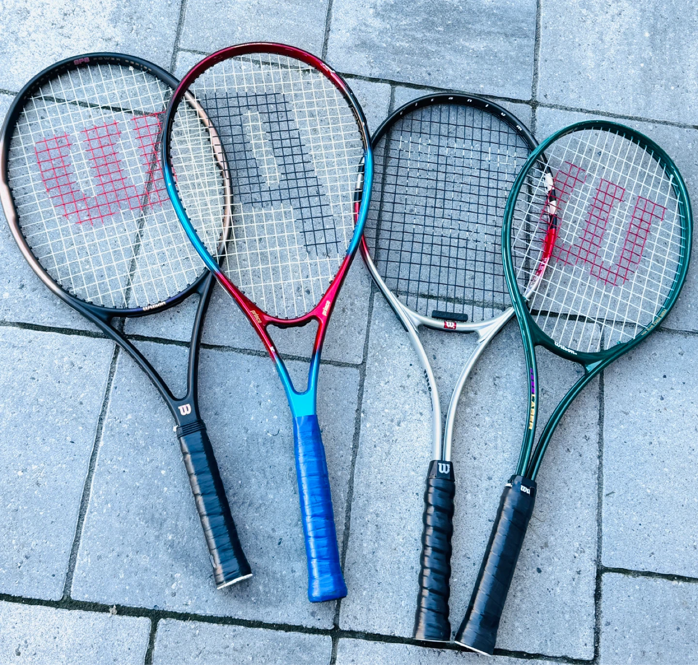 Set of 4 Tennis Racquets $35/ Each - photo 2