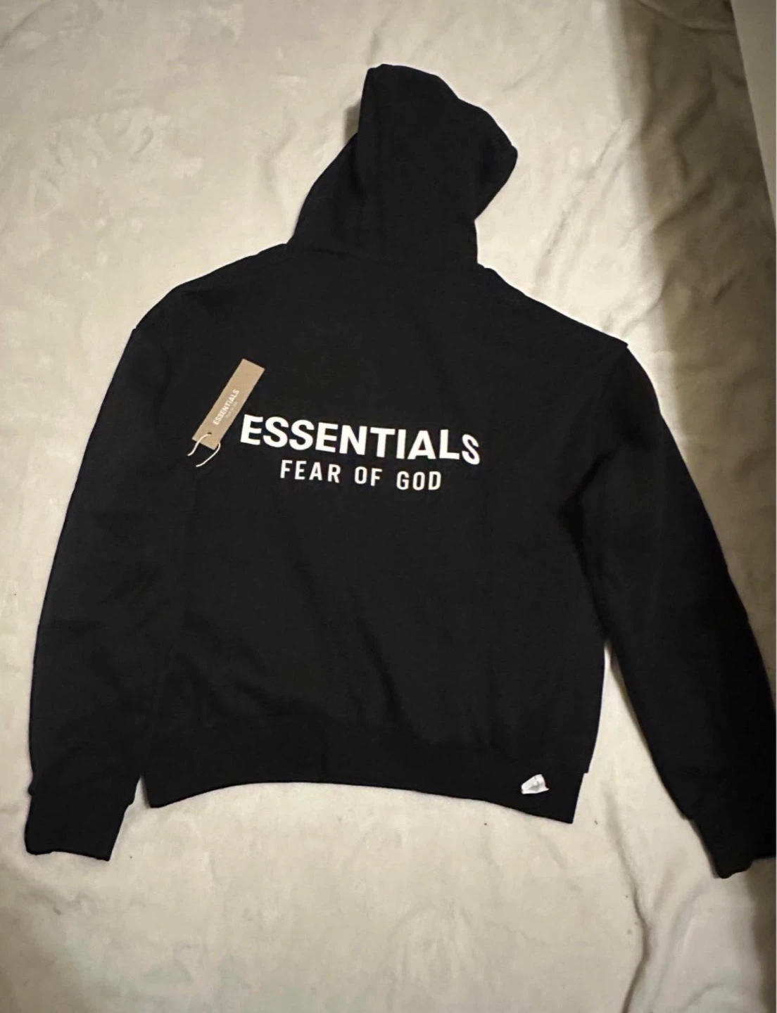Essentials Fear of God Black Hoodie