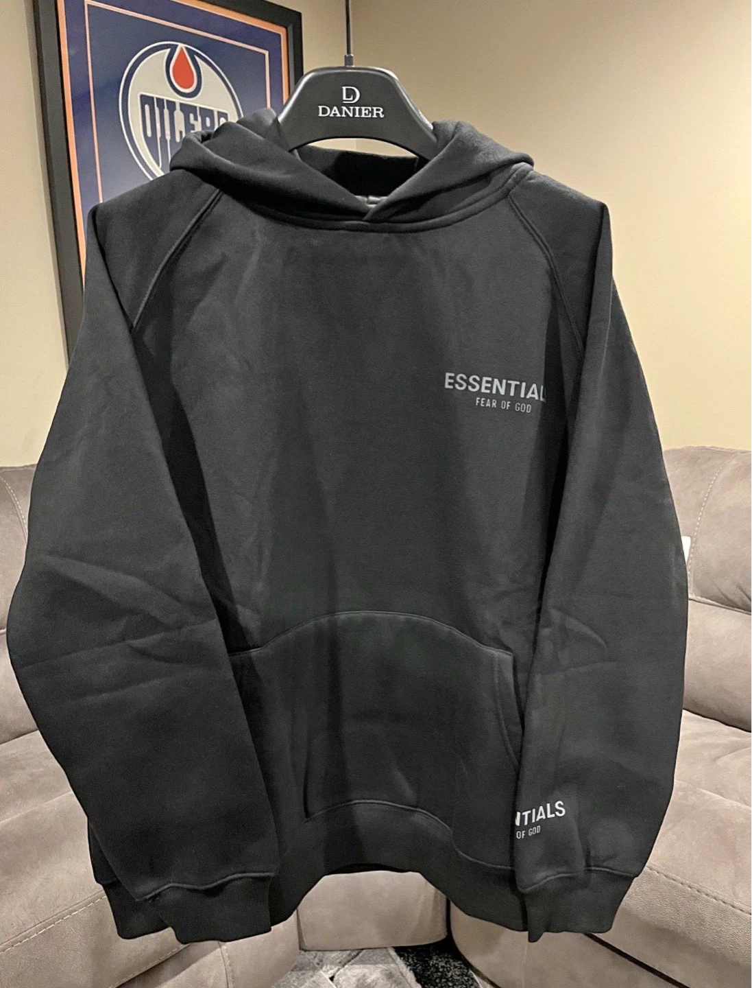 Essentials Fear of God Black Hoodie - photo 2