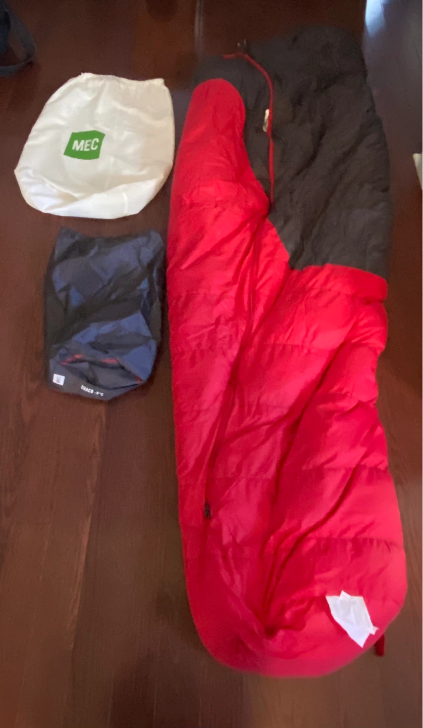 MEC Sleeping Bag (never used)