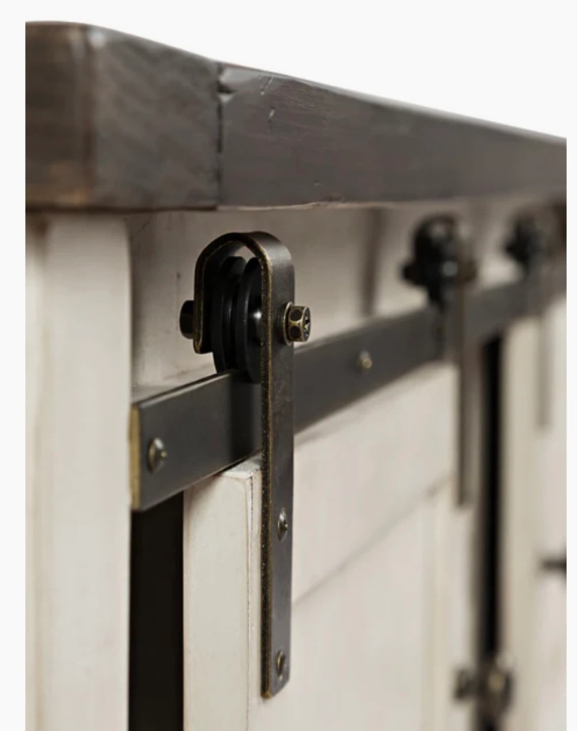 🌱 Farmhouse Barn Door Coffee Table - photo 4