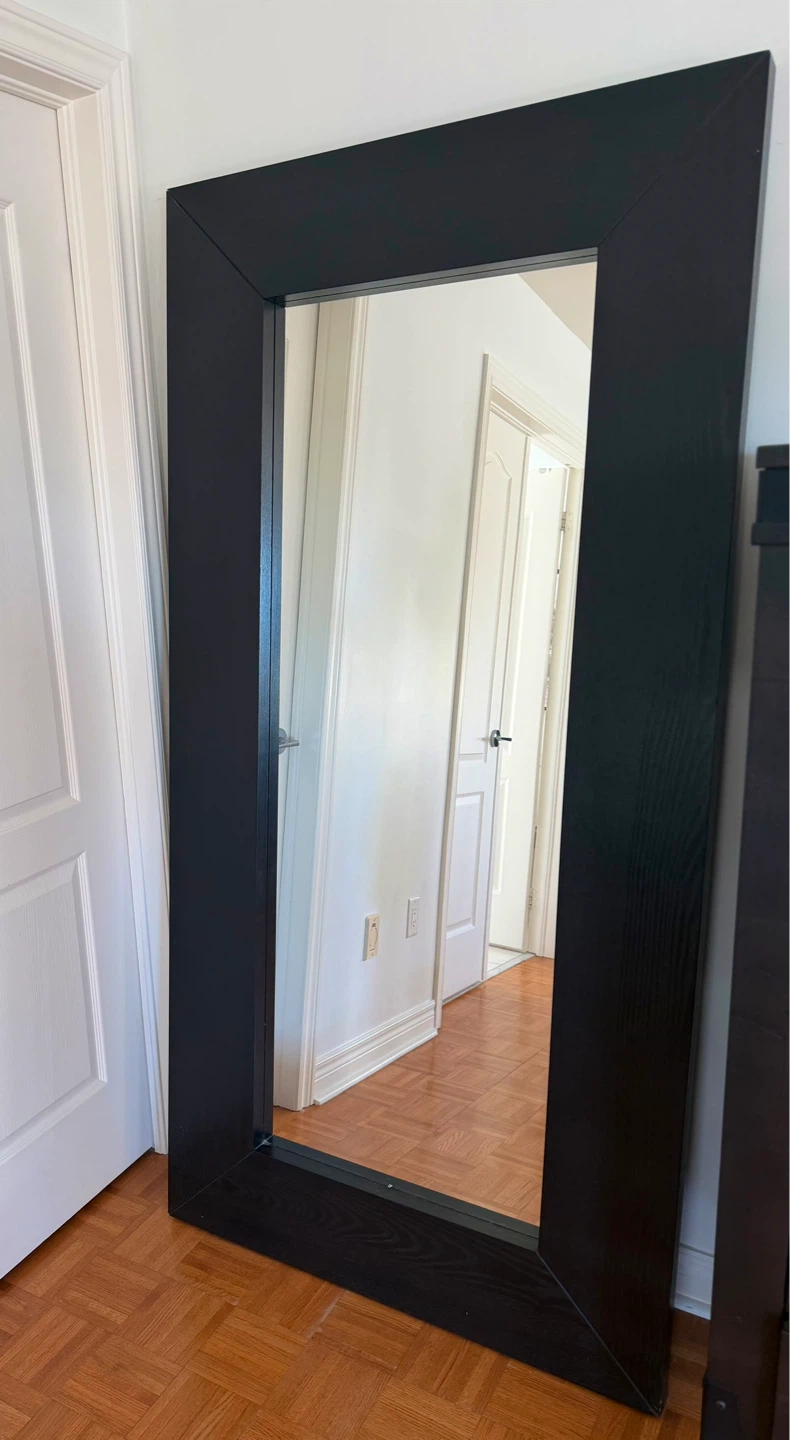 Black Framed Full Length Mirror