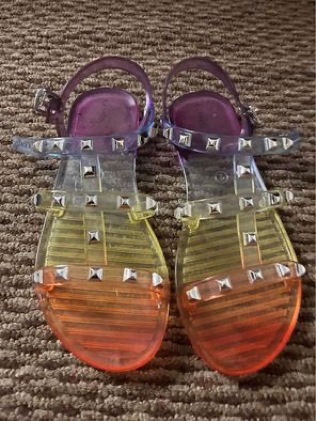 Kids Jelly Sandals with Studs - Size 2 - photo 2
