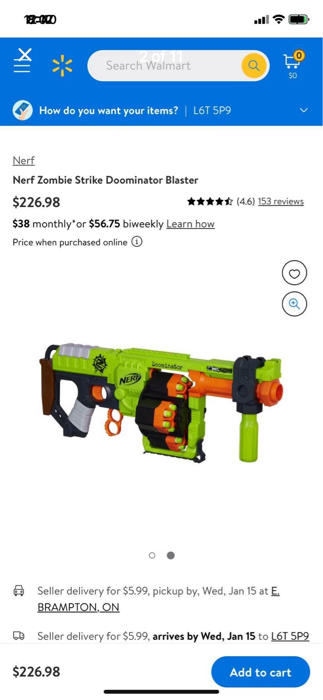 Nerf Zombie Strike Doomominator Blaster - photo 2