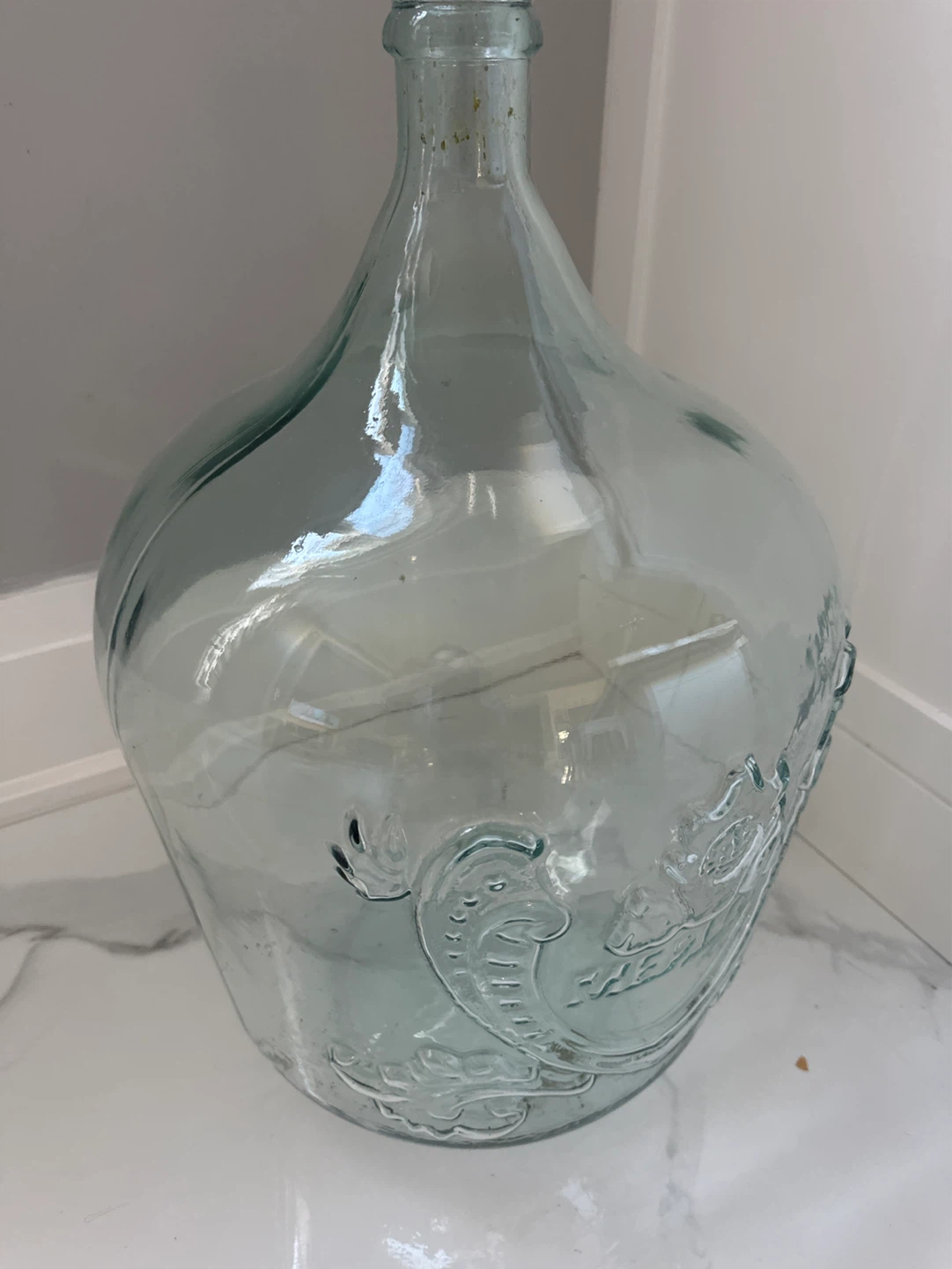 Large Glass Demijohn Bottle - photo 3