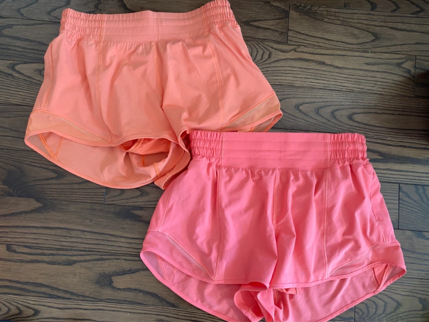 Lululemon Running Shorts - Pink & Orange size 6