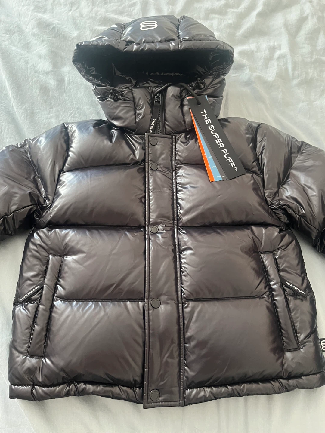 The Super Puff Shorty Black Down Jacket - photo 2
