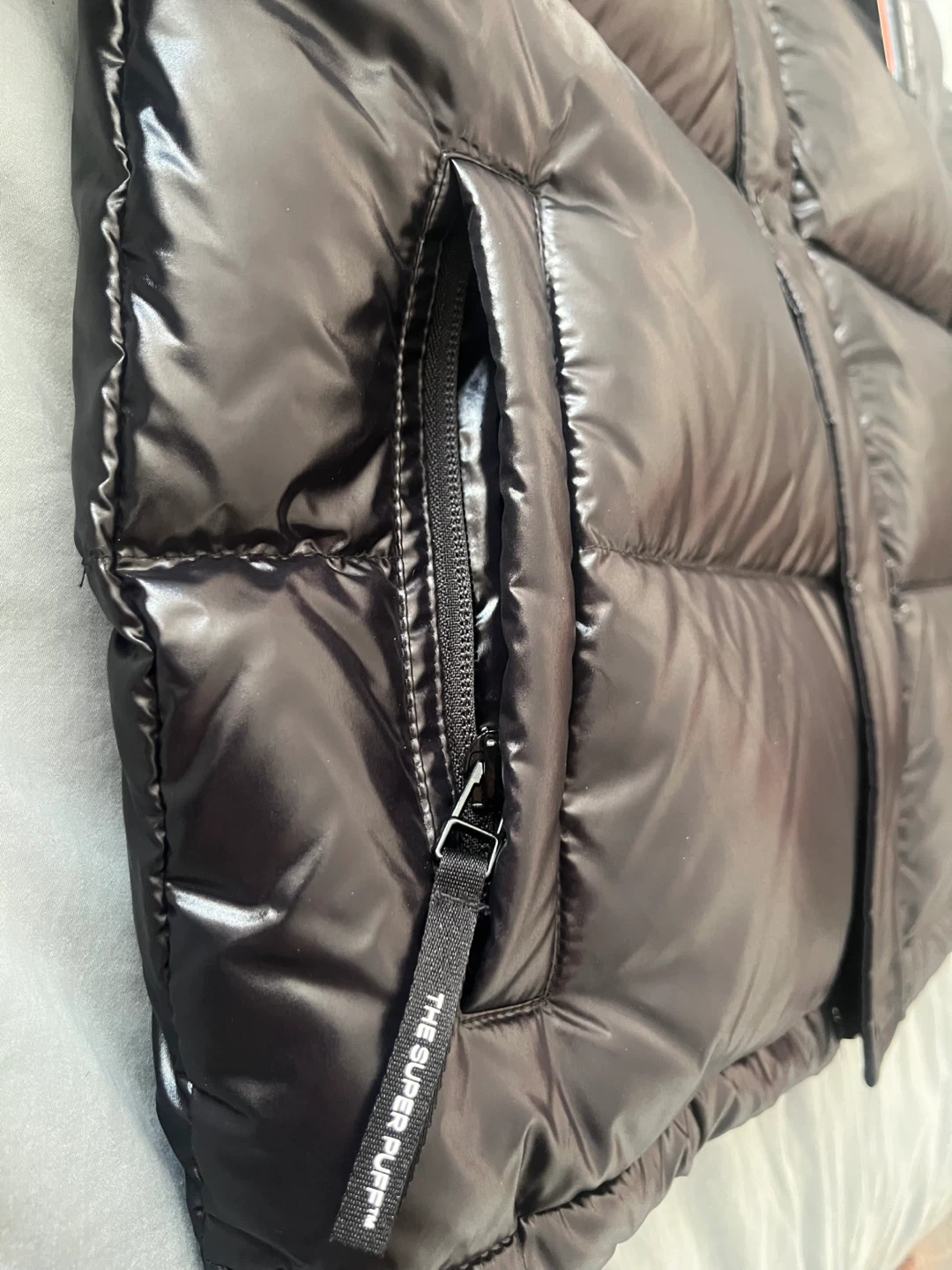 The Super Puff Shorty Black Down Jacket - photo 3