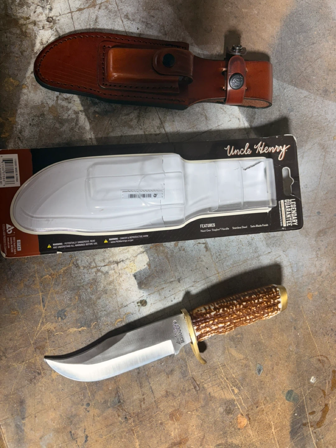 Uncle Henry Fixed Blade Knife with Sheath and Box - photo 3