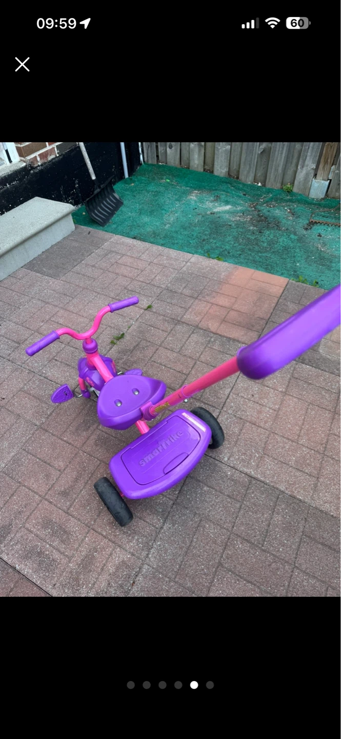 Tricycle Bike with Parent Push Bar. 42 - photo 5
