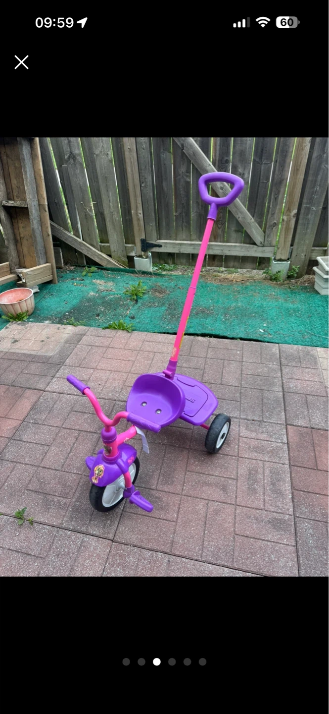 Tricycle Bike with Parent Push Bar. 42 - photo 3