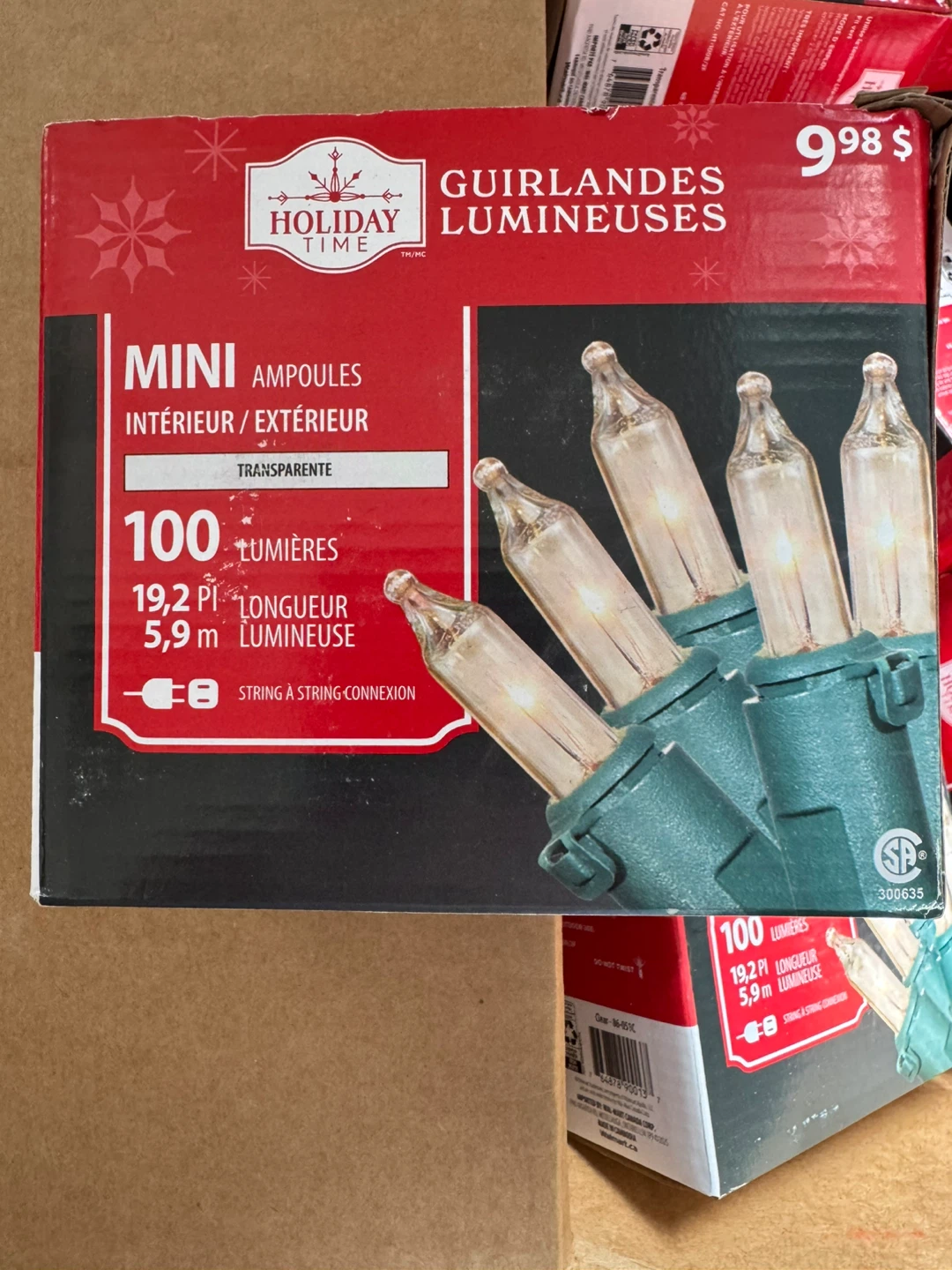 Holiday Time Mini String Lights - 100 Count