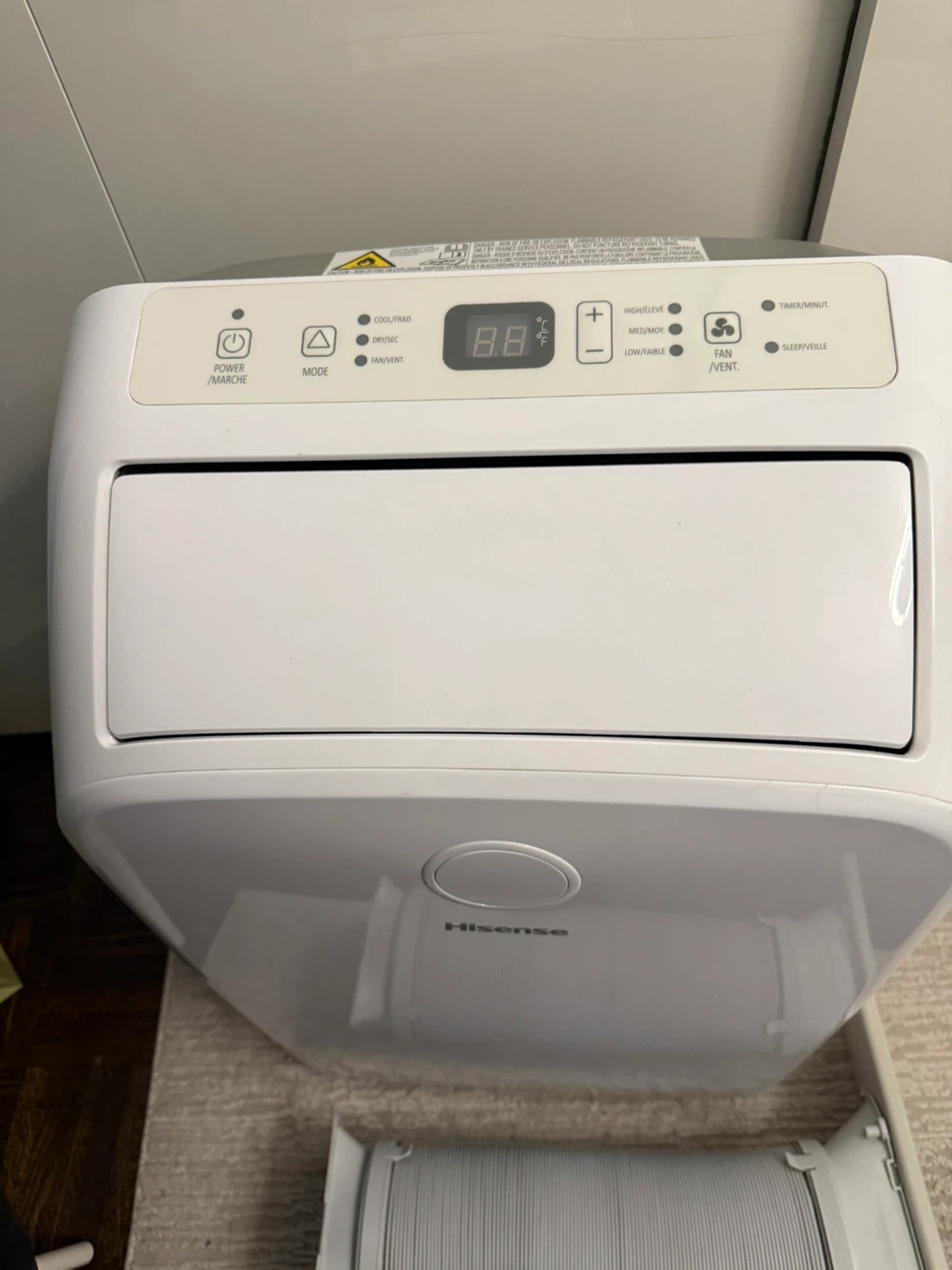 Hisense AP0821CR1W Portable Air Conditioner - photo 2