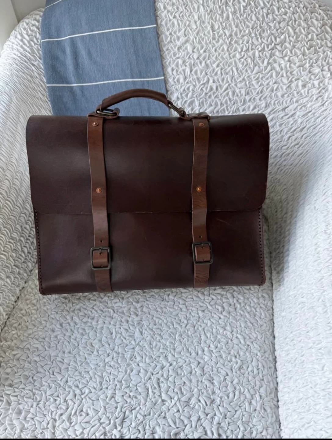 🌱 Satchel & Page Leather Messenger  Bag - photo 3