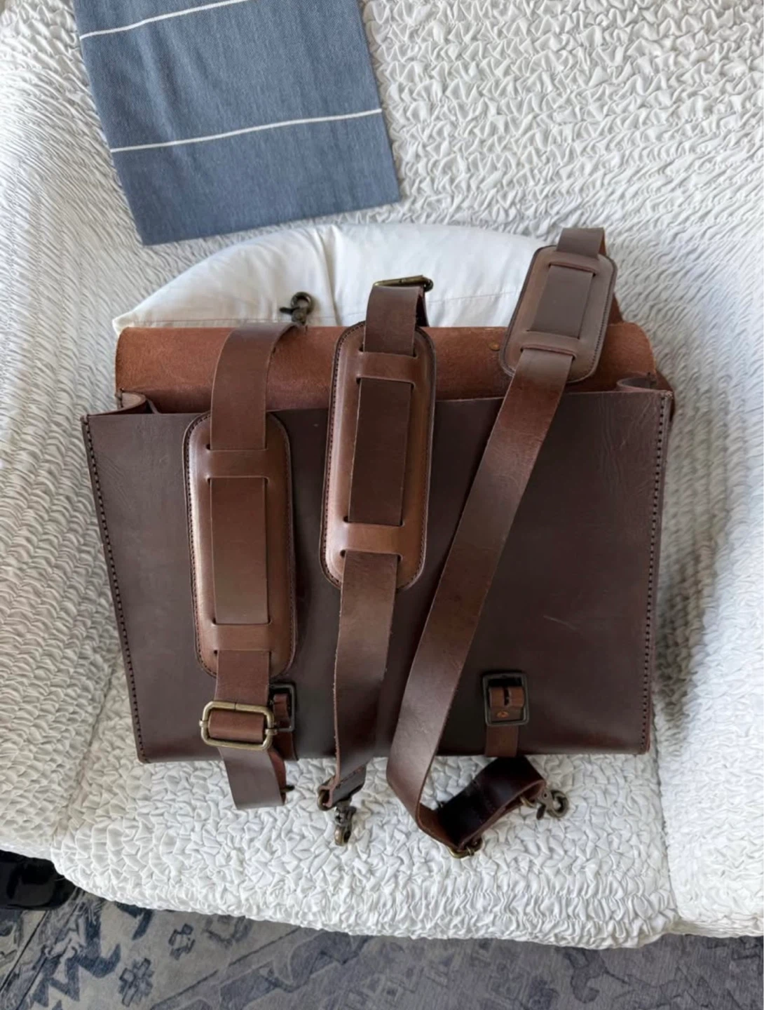 🌱 Satchel & Page Leather Messenger  Bag - photo 5