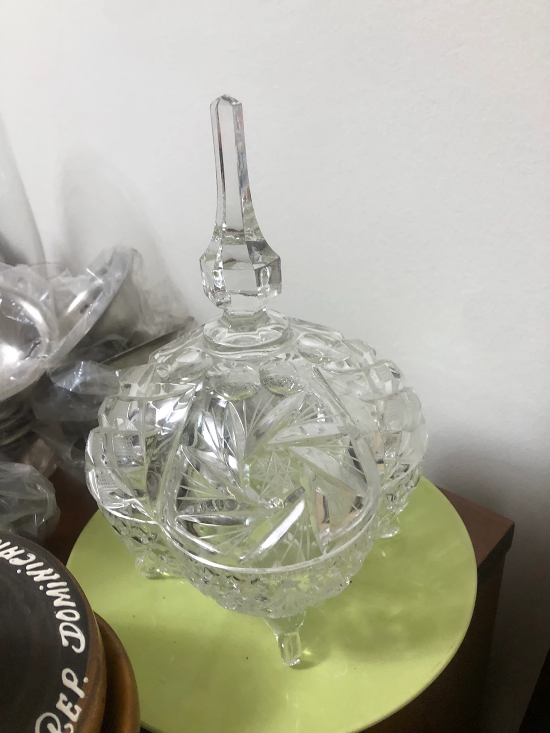 Crystal candy dish