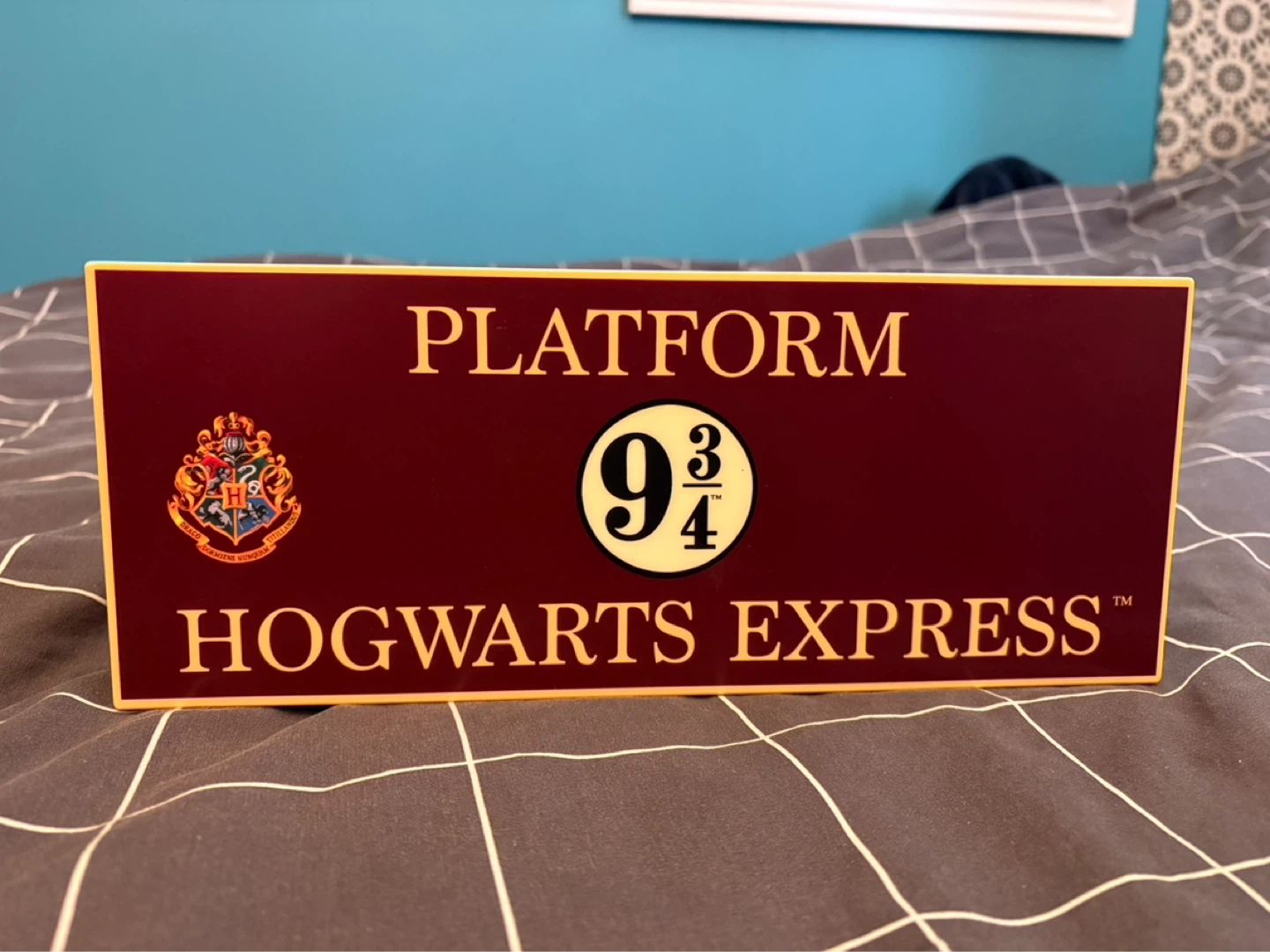 Light Up Platform 9 3/4 Hogwarts Express Sign