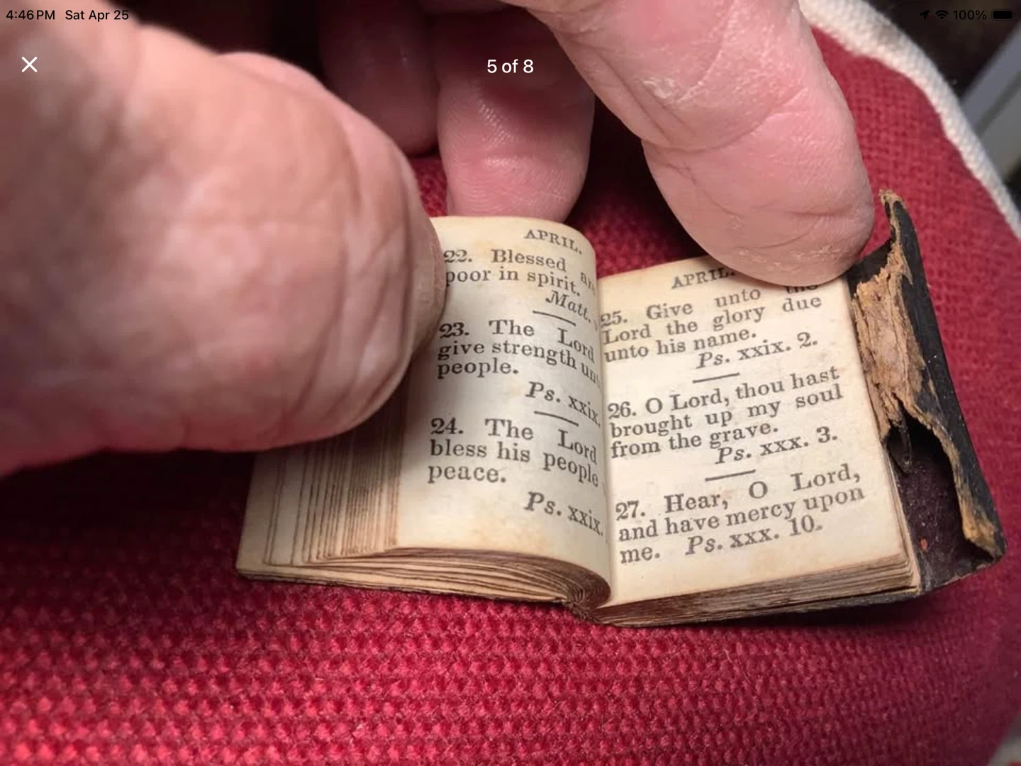 1835 Scripture Gems Miniature Book 🐞 - photo 3