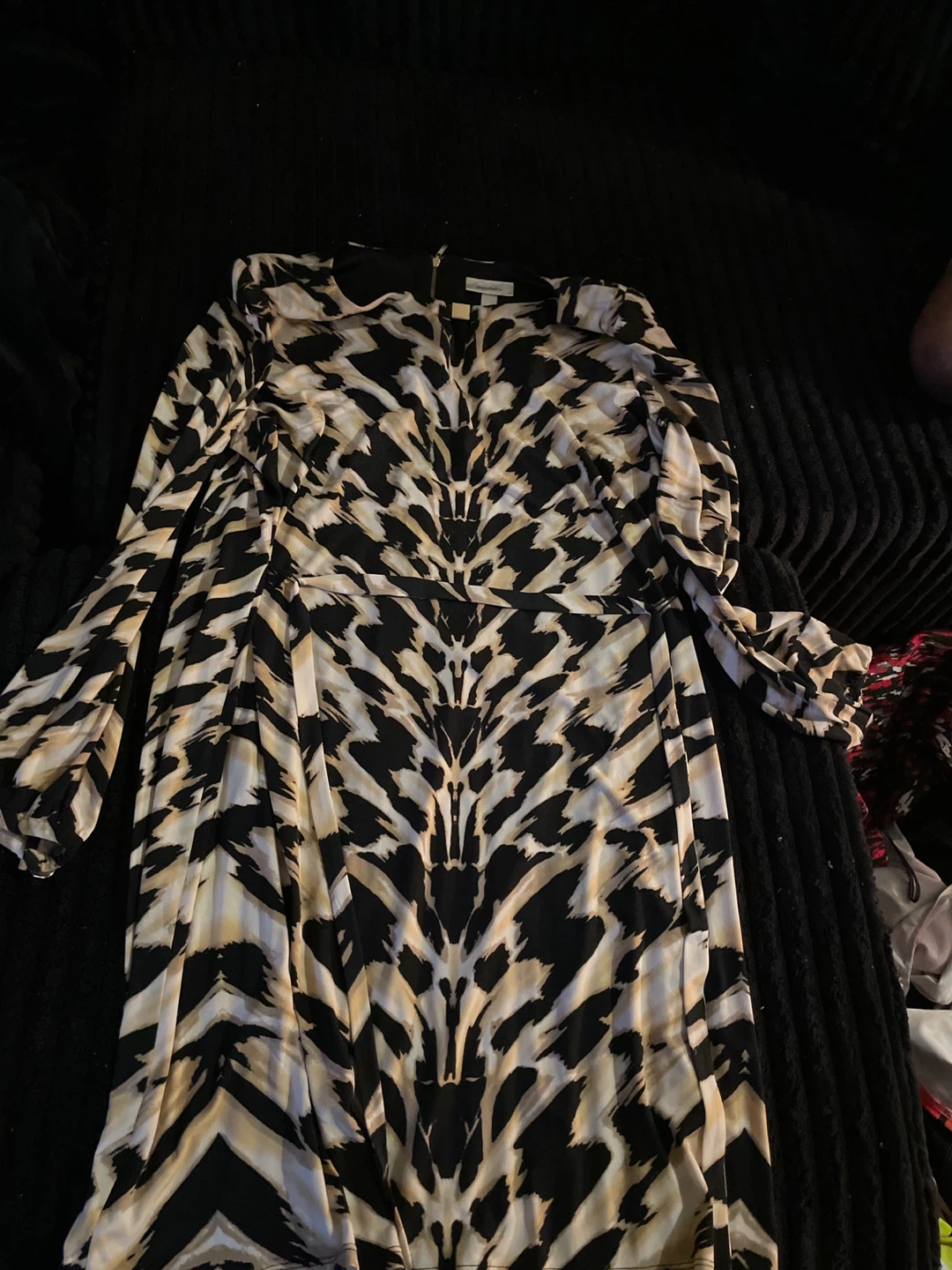 Calvin Klein Animal Print Midi Dress
