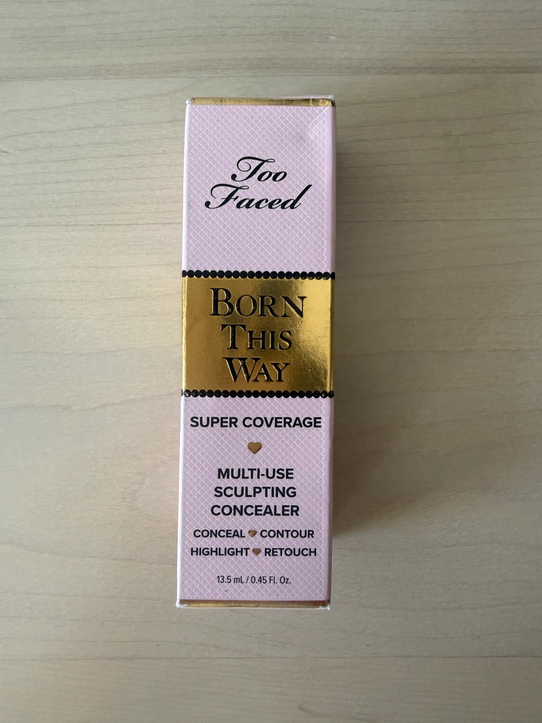 Too Faced Born This Way Coverage Sculpting Concealer in Latte