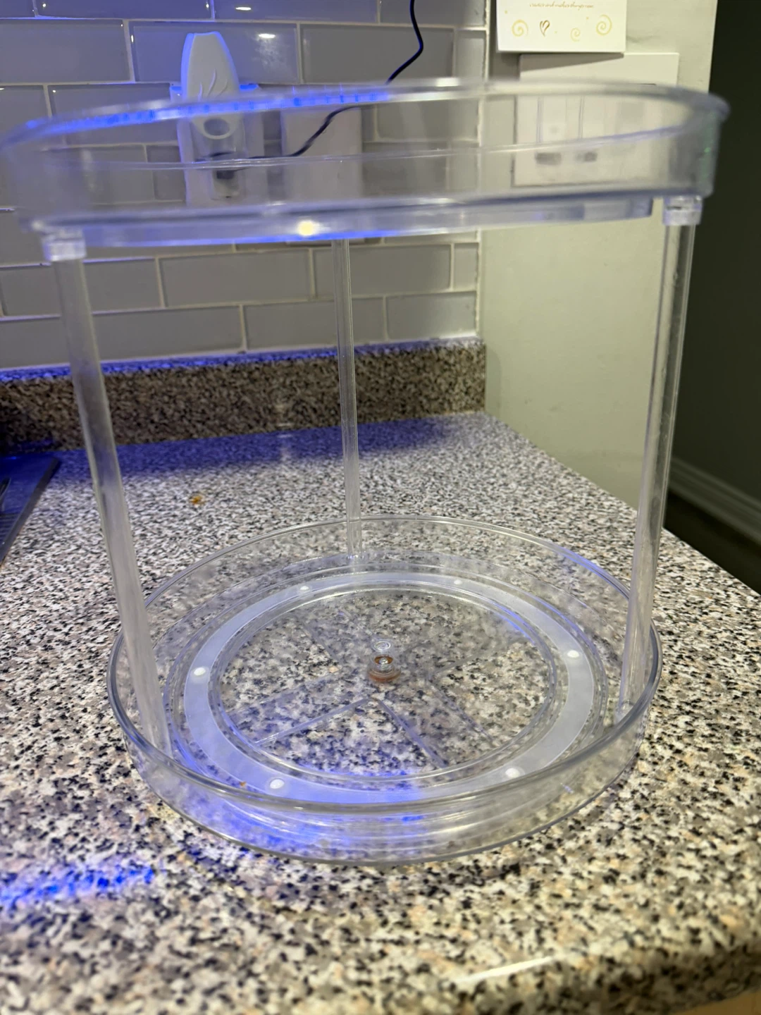 Clear Plastic Revolving Display Stand